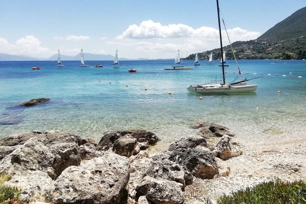 Charming beachfront house 40m2 with land 320 m², for renovation and possibility of further construction, Lefkada island