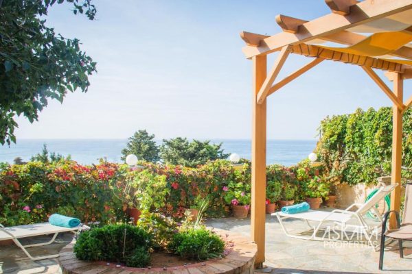 Villa on the western slopes of Corfu Island with magnificent sea views